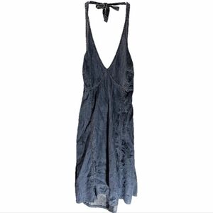 Axcess Liz Claiborne Denim Halter Dress
